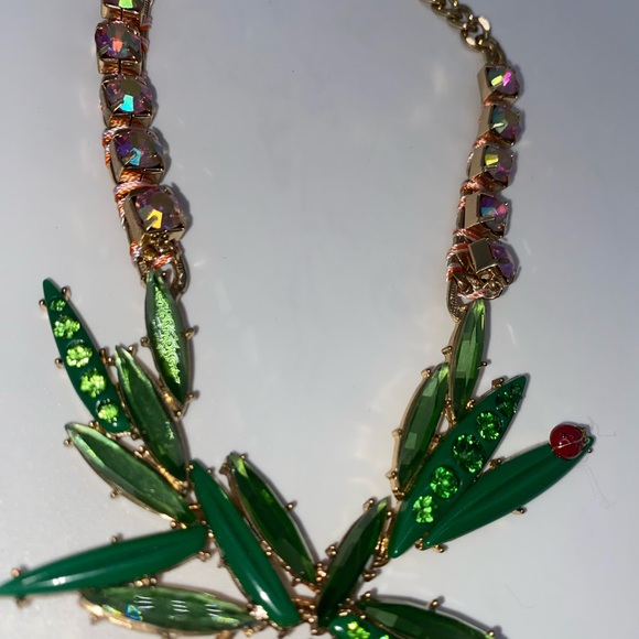 Betsey Johnson Rhinestone Pineapple Necklace - Picture 5 of 6